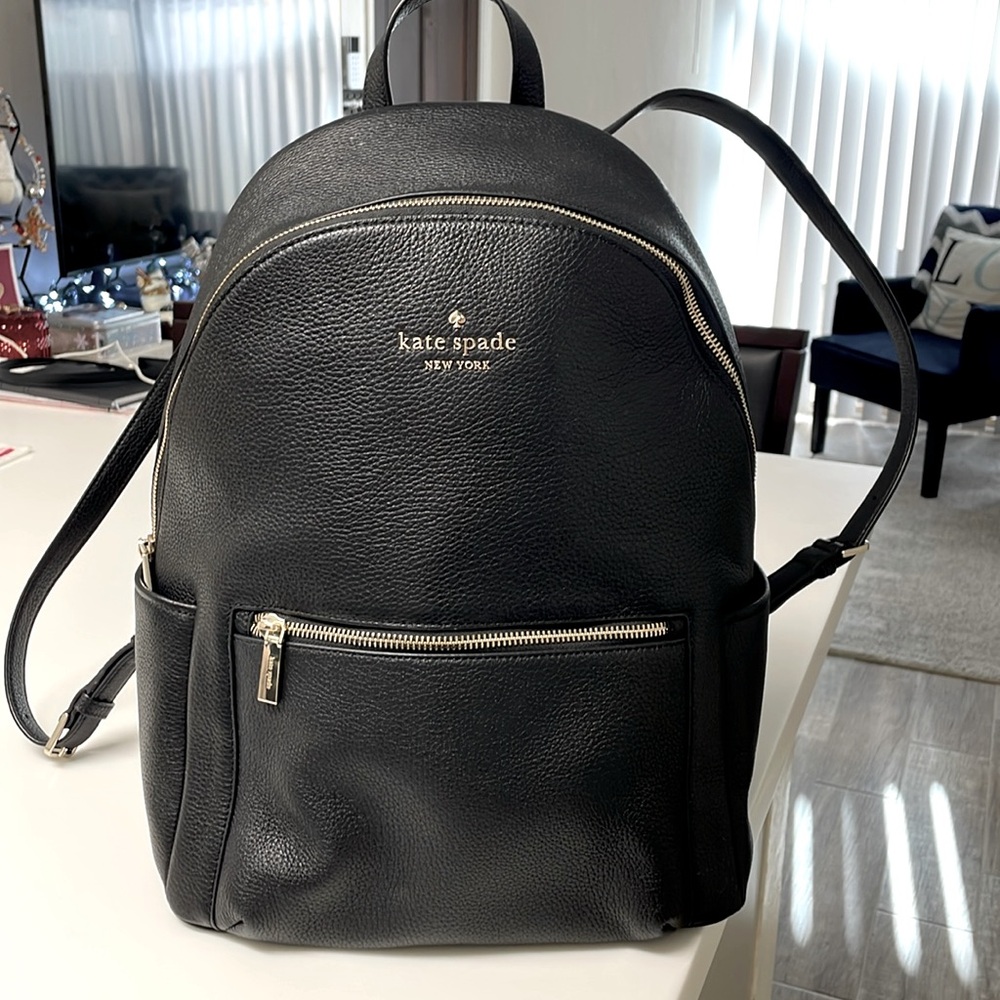 Kate Spade ♠️ Leila Pebbled Leather Large Backpack Excellent Used Condition